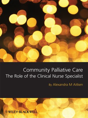 cover image of Community Palliative Care